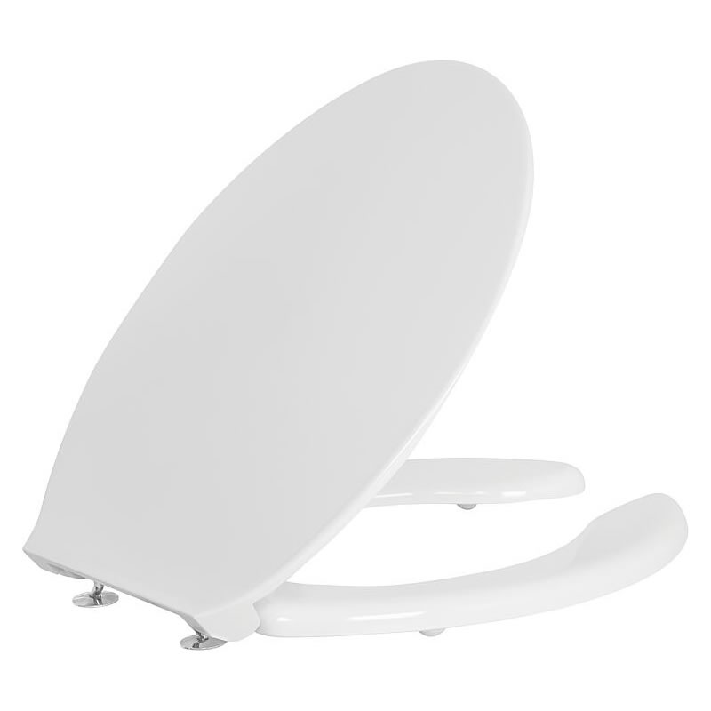 WC-Sitz Elida 380 x 30 x 450 mm aus Thermoplast, mit Öffnung, weiß - 93 129 79