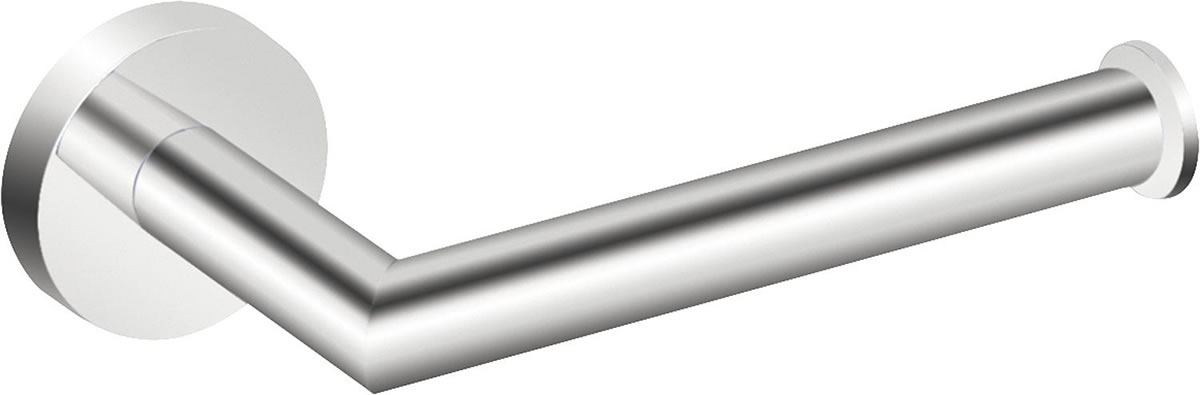 Papierrollenhalter Eldrid ohne Deckel, eckig, rechts, Messing verchromt - 93 135 94