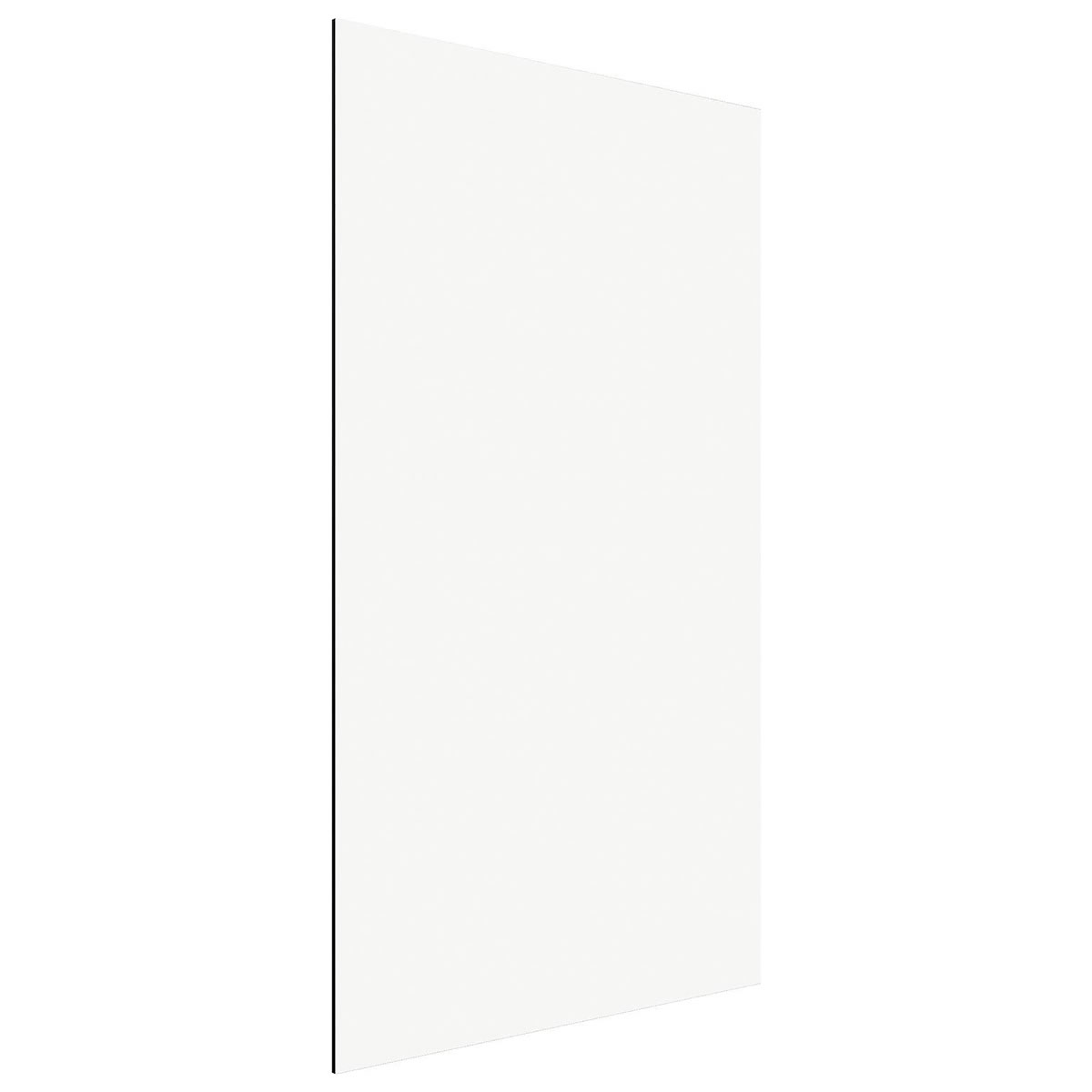 Duschrückwand, weiß matt 1000 x 2500 x 3 mm - 93 187 63