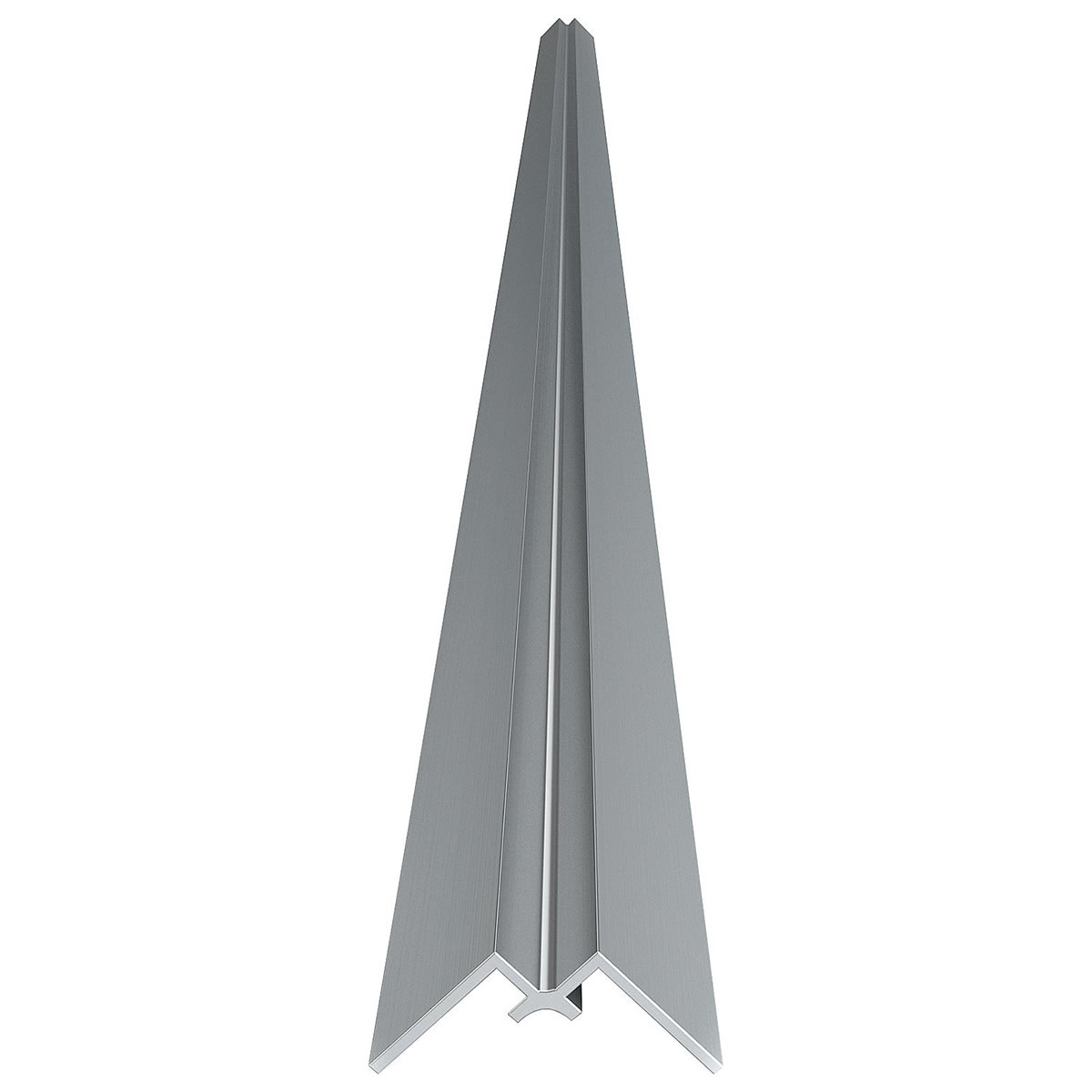 Innenecke für Duschrückwand Aluminium eloxiert matt 2550 mm - 93 187 85