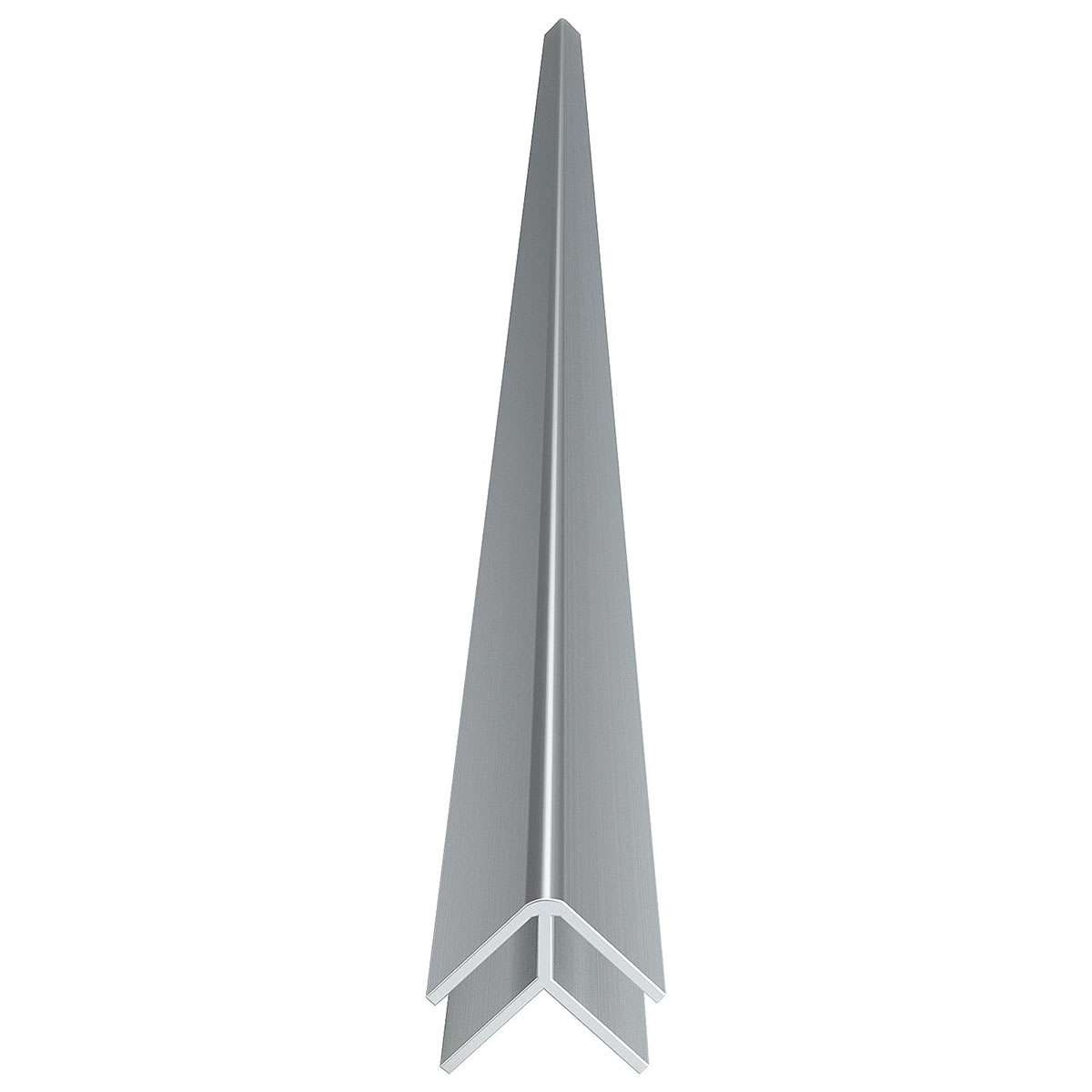 Außenecke für Duschrückwand Aluminium eloxiert matt 2550 mm - 93 187 86