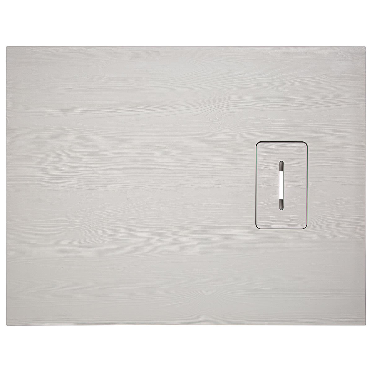 Duschwanne Lendou 1400 x 35 x 900 mm, Mineralguss, mit Holzstruktur, beige matt, Ablauf 90 mm - 93 210 72