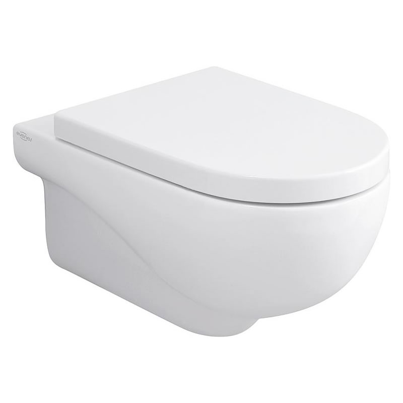 Combi-Pack Nuvola mit Spülrand + WC-Sitz Jari, weiß - 93 251 90
