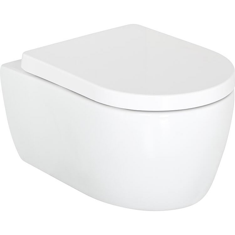 Combi-Pack Seja Wand-Tiefspül WC Spülrandlos und WC-Sitz Kapuas softclose - 93 255 59
