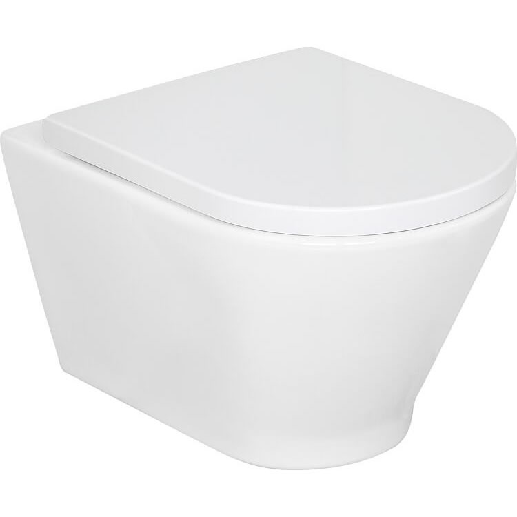 Combi-Pack Alaseja Wand-Tiefspül WC Spülrandlos und WC-Sitz Edoma softclose - 93 255 68