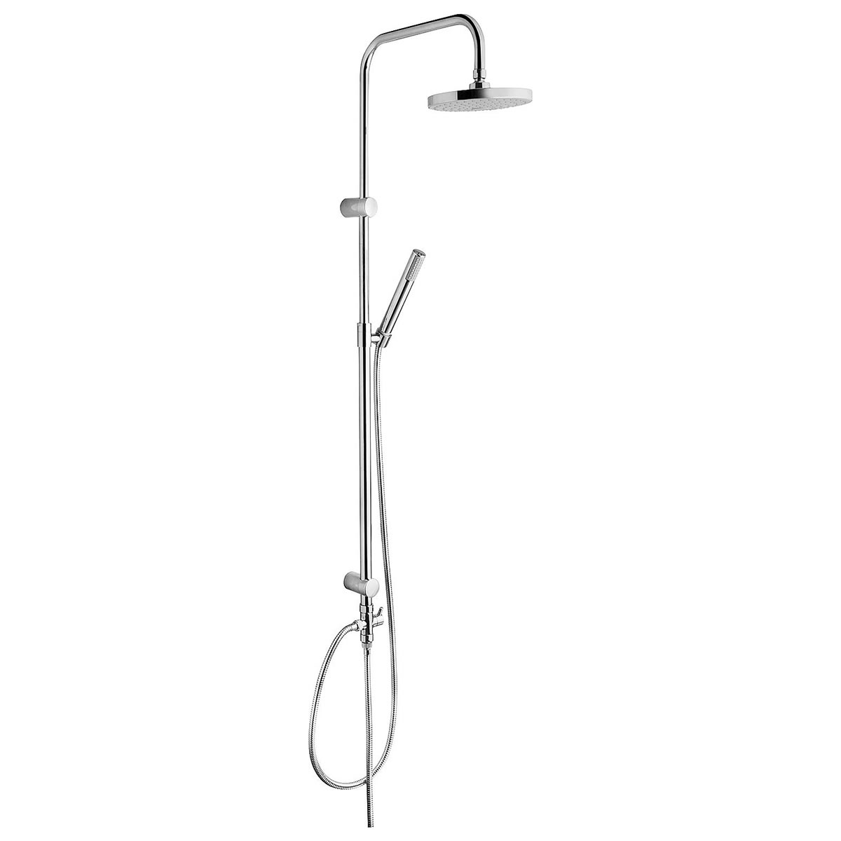 Brause-System Whanga Stabhandbrause + Kopfbrause Ø 190 mm, chrom - 93 725 32