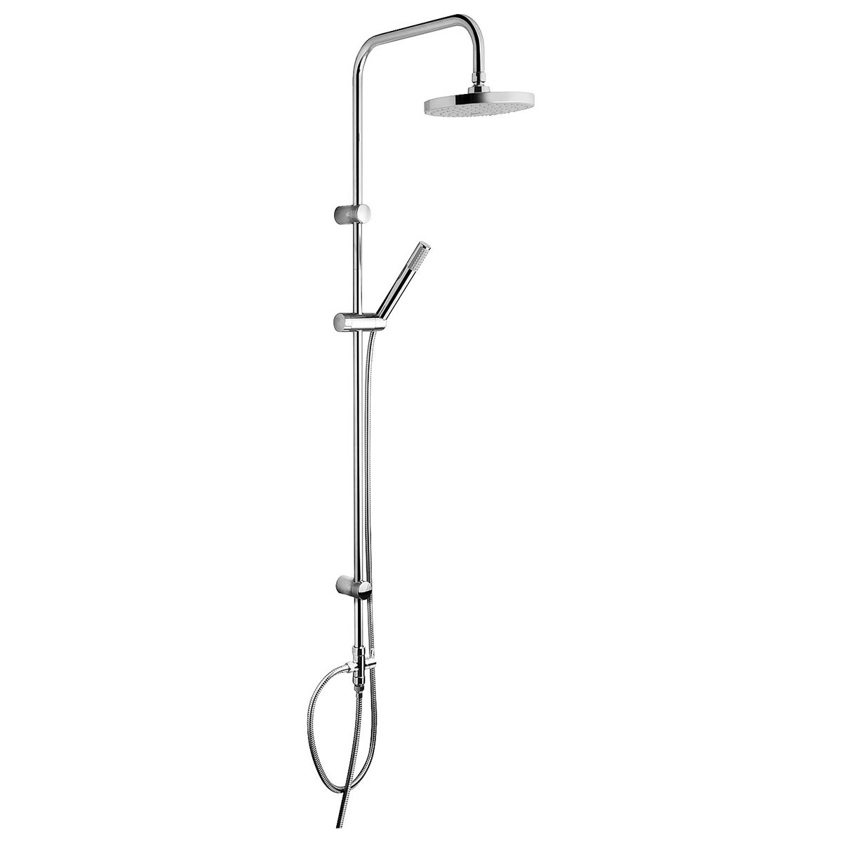Brause-System Waikato Stabhandbrause + Kopfbrause Ø 190 mm, chrom - 93 725 33