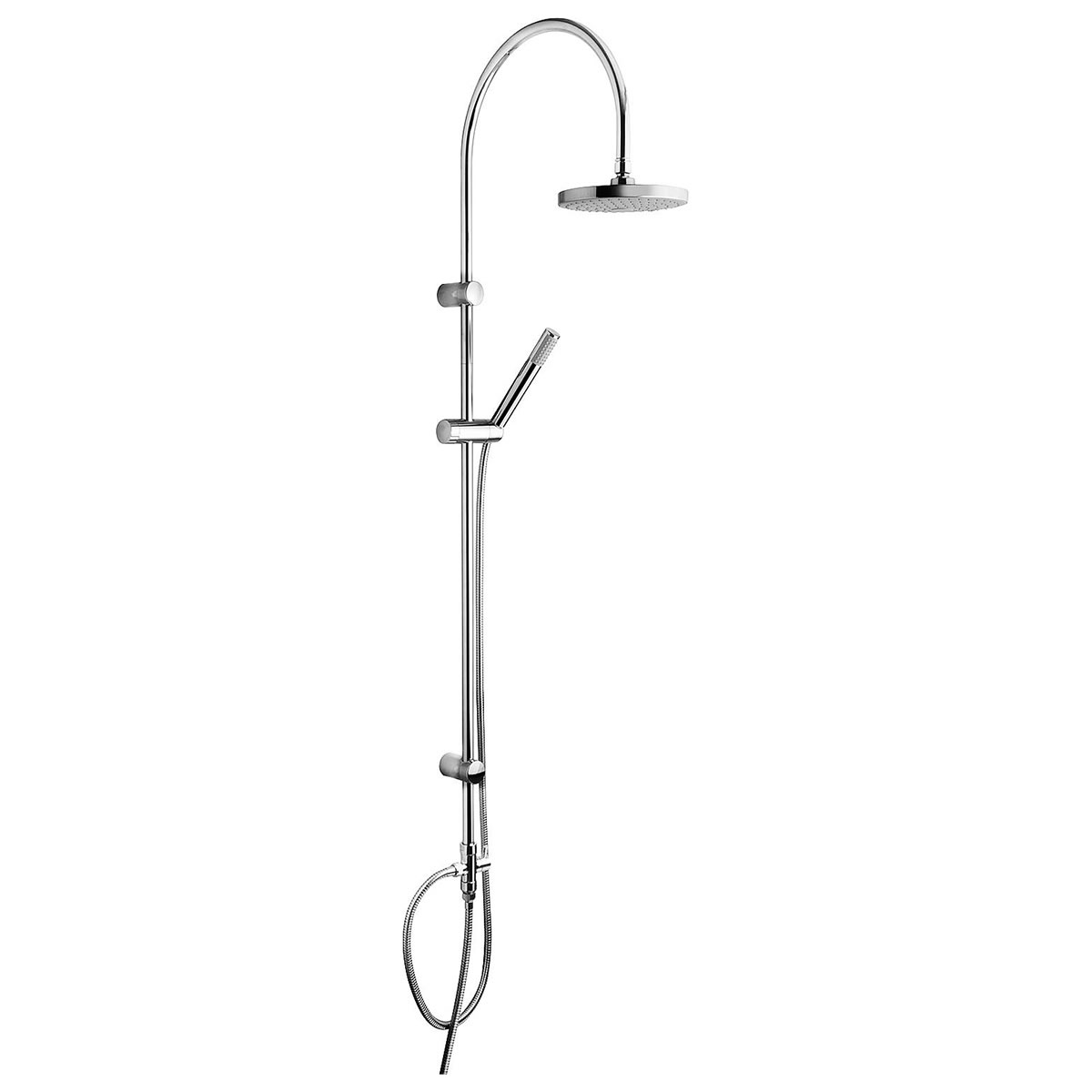 Brause-System Moana Stabhandbrause + Kopfbrause Ø 190 mm, chrom - 93 725 34