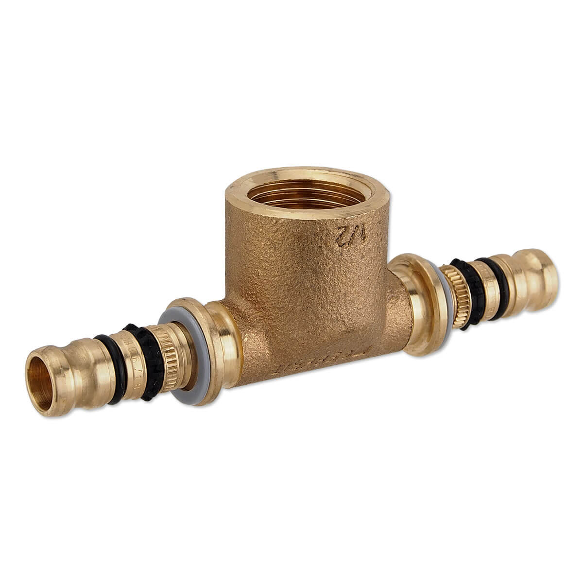 GEBERIT Mepla Press – Angolo Da Parete Corto 16x2,25mm 1/2” – Alta Qualità Per Impianti Idraulici