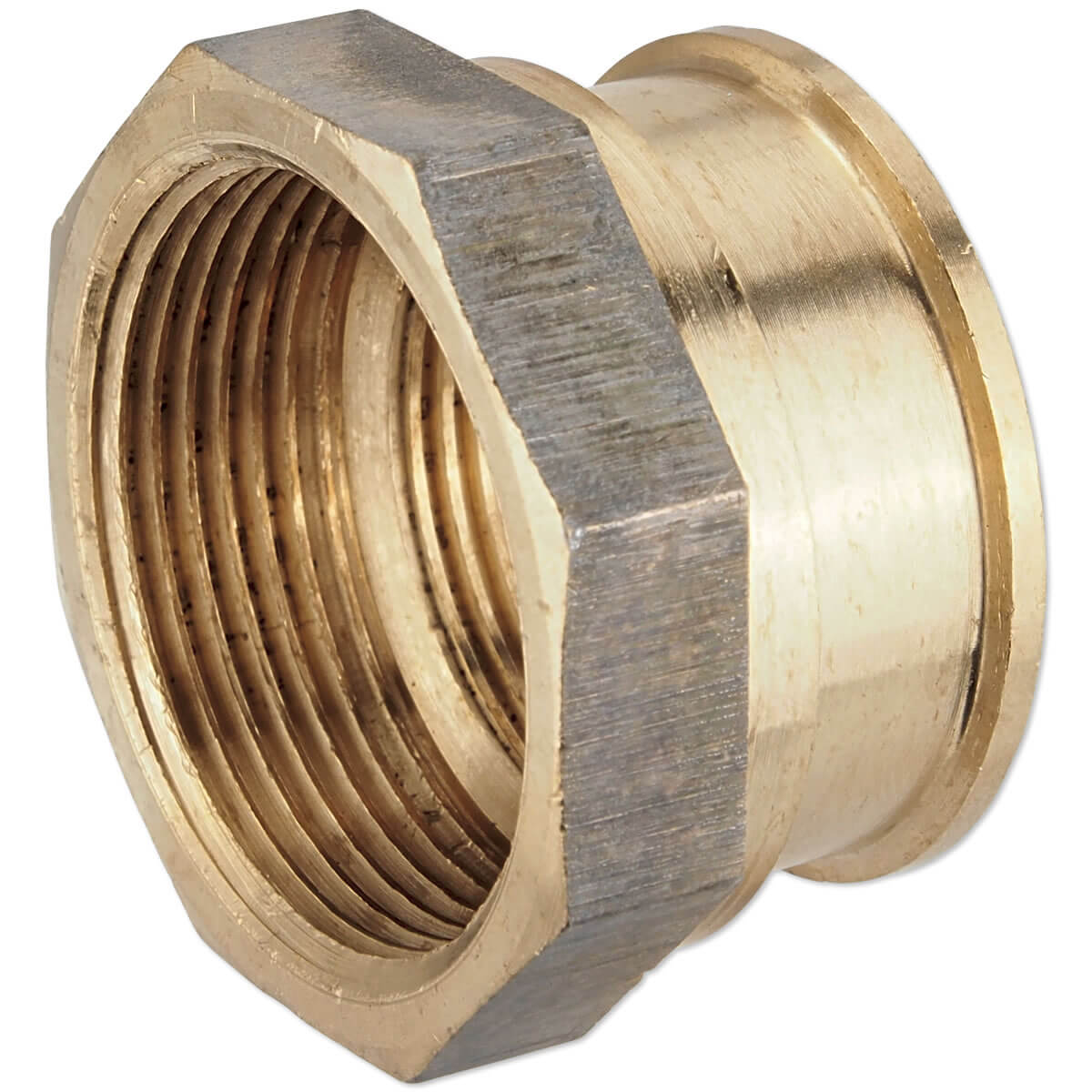 Rotguss Spitzmuffe 1/8" X 3/8" - DVGW Geprüftes Gewindefitting Für Gas- Und Wasserinstallation