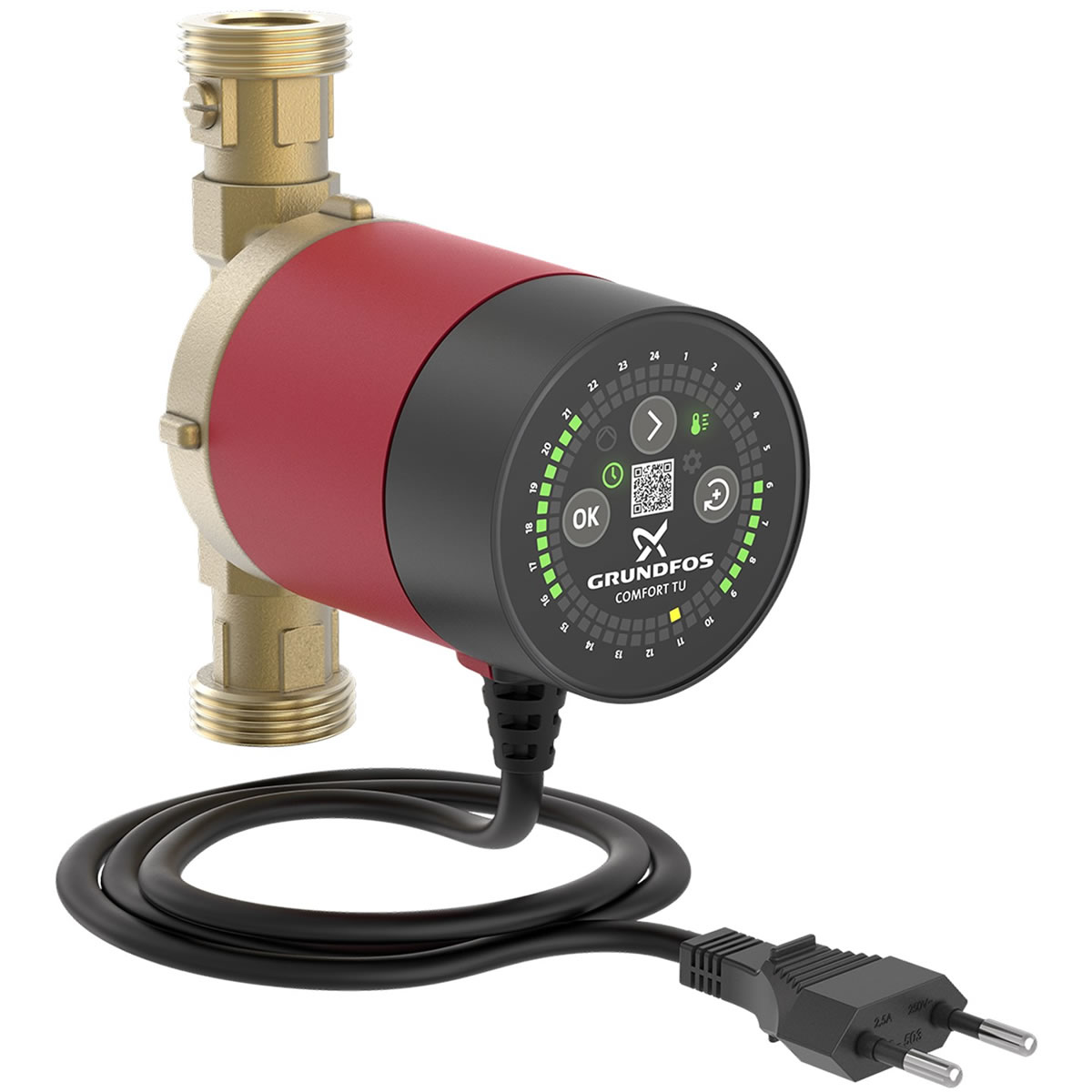 Grundfos Trinkwasser-Zirkulationspumpe Comfort 15-14 BX TU, DN25 (1/2''), Baulänge 140 mm - 93094391