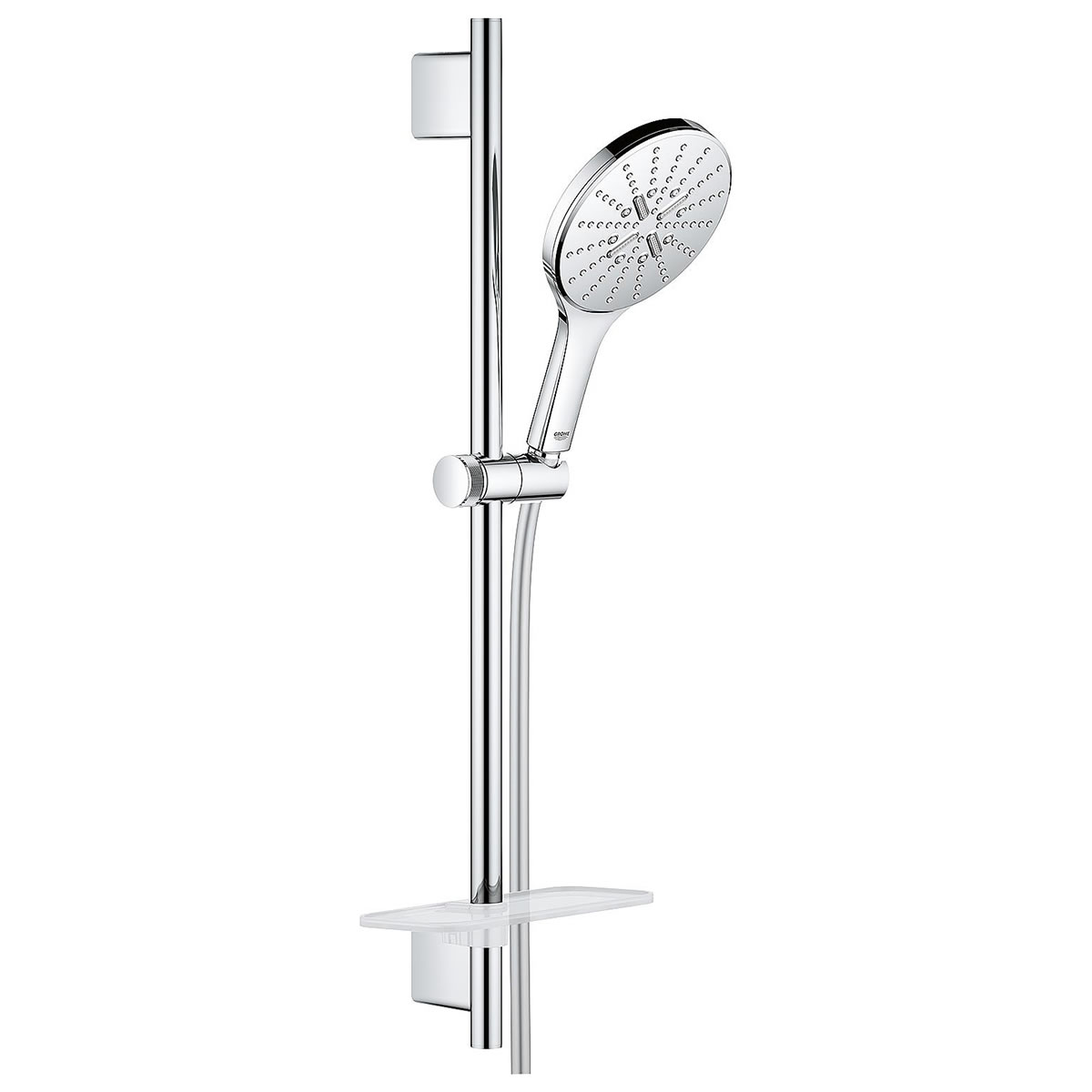 Brause-Set Grohe Rainshower 150 600 mm, 3 Strahlarten, Ø 150 mm, chrom - 26591000
