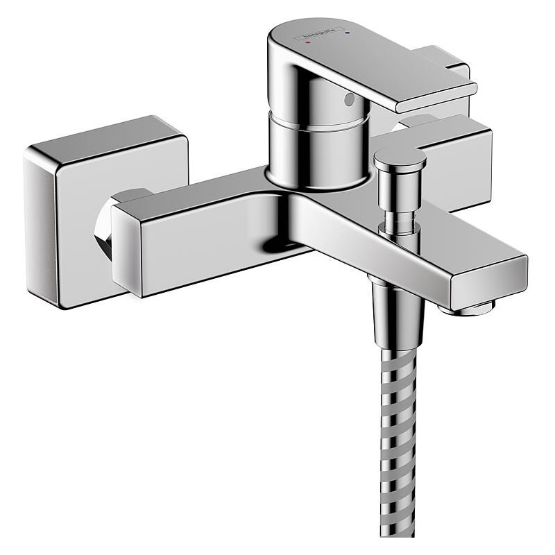 Aufputz-Wannenmischer Hansgrohe Vernis Shape, Ausladung 166 mm, chrom - 71450000