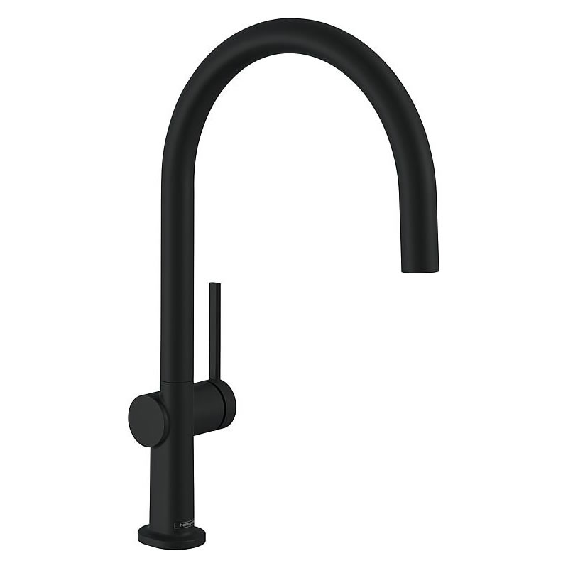 Spültischmischer Hansgrohe 220 Talis M54 Schwenkauslauf, Ausladung 222 mm, schwarz matt - 72804670