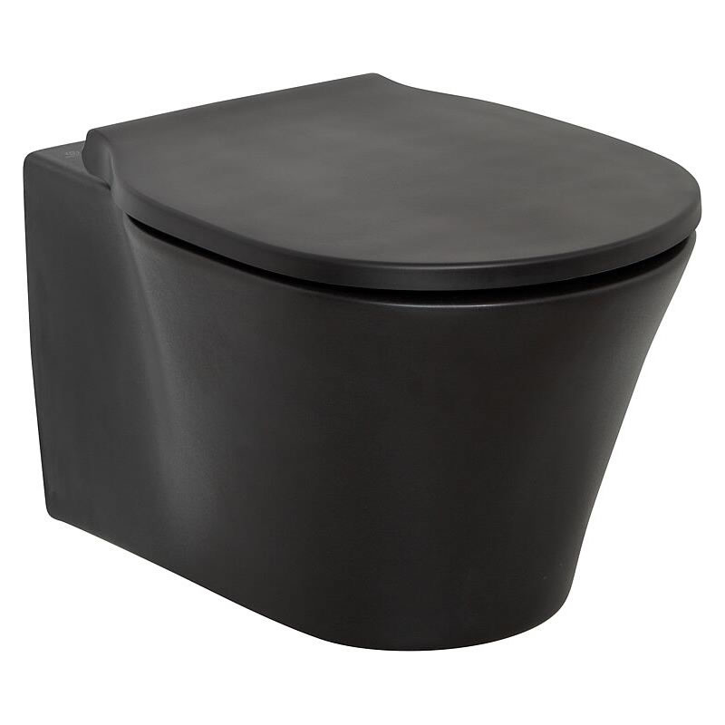Wand-Tiefspül-WC Ideal Standard Connect Air 360 x 350 x 540 mm, spülrandlos, schwarz matt - E2288V3