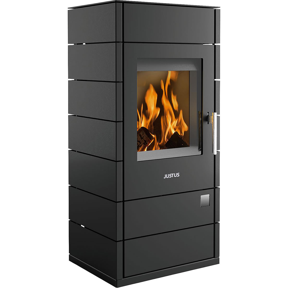 Kaminofen Justus Tova (W+) Grundausführung ohne W+, Stahl schwarz, 6 kW - 5696 11