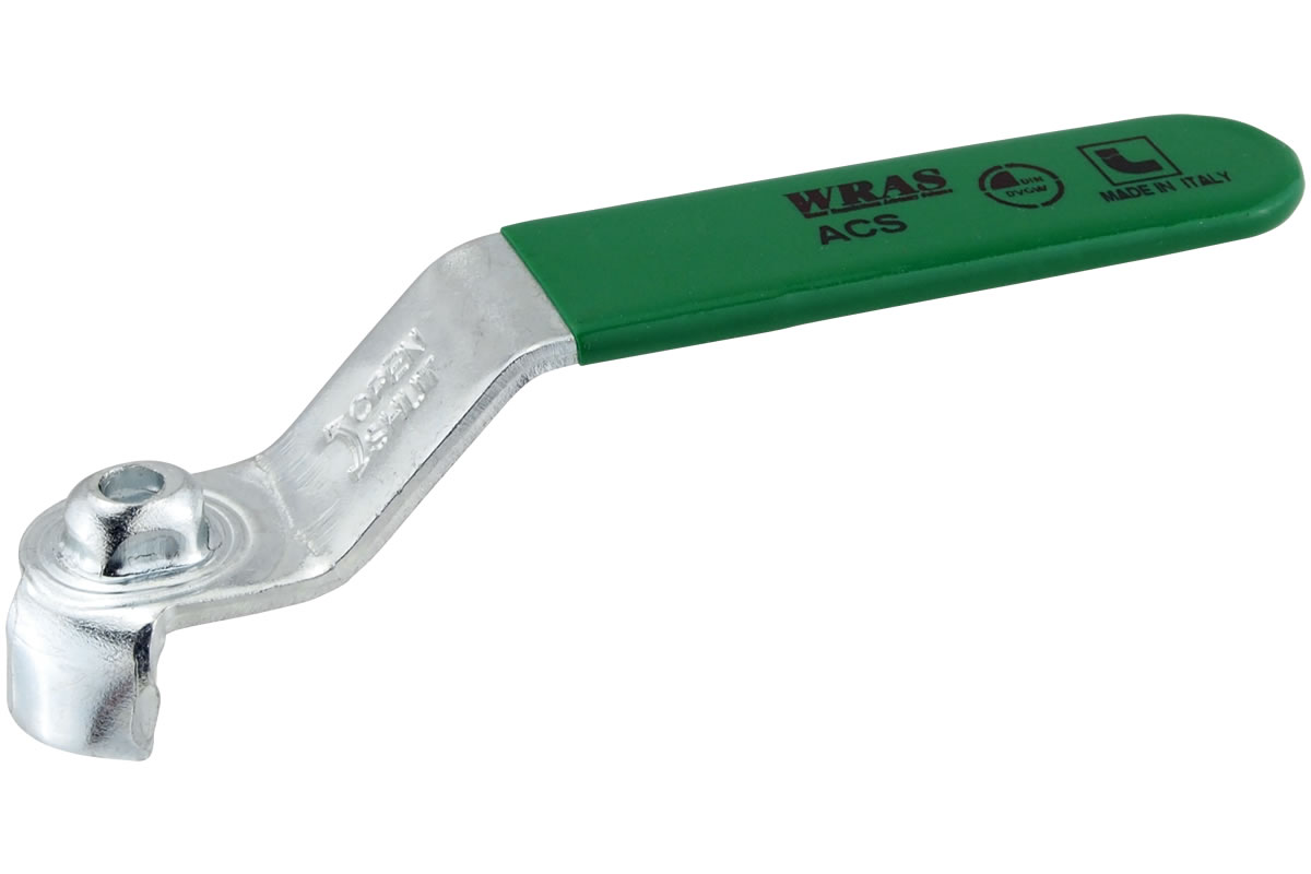 Hebelgriff grün für Kugelhahn 3/4" und 1" - Größe 3