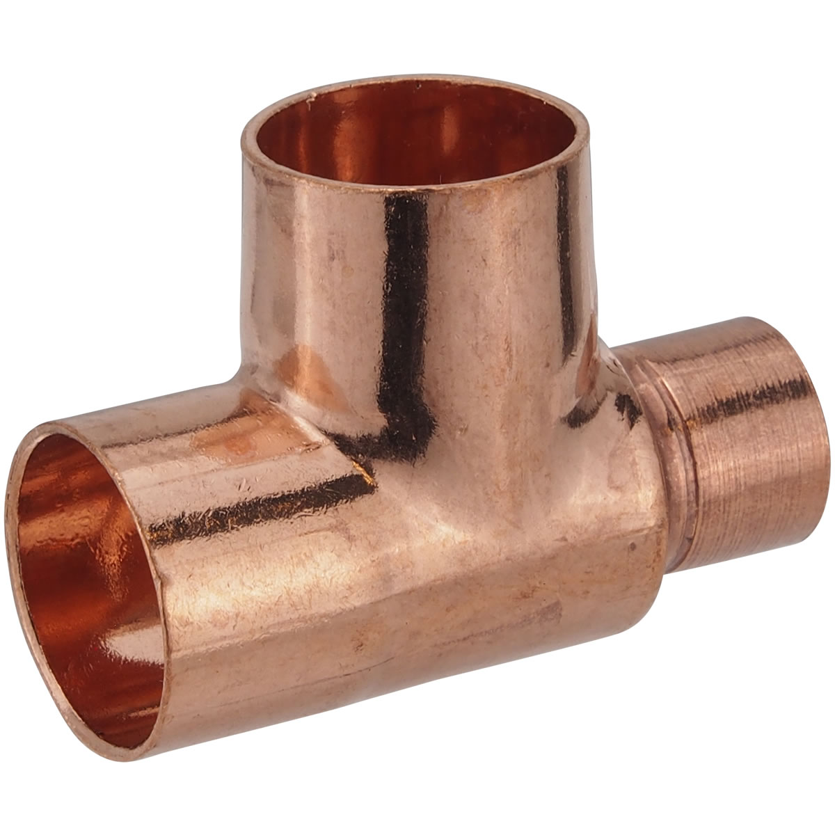 Kupfer-Löt-T-Stück - 22 x 18 x 18 mm - mit DVGW-Zulassung