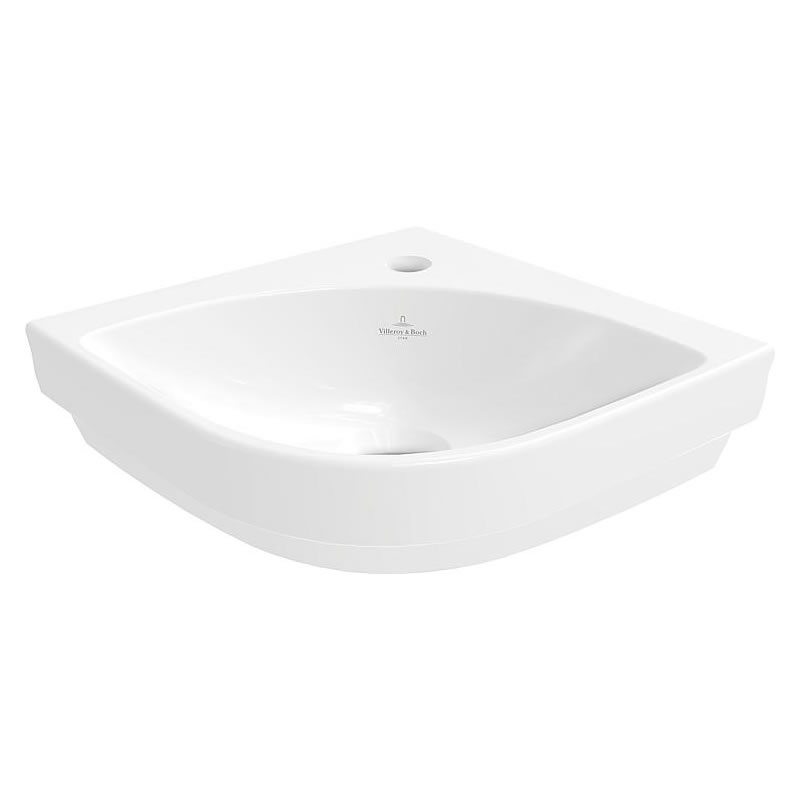 Eck-Handwaschbecken Villeroy & Boch Subway 3.0 320 x 320 mm, weiß - 43714601
