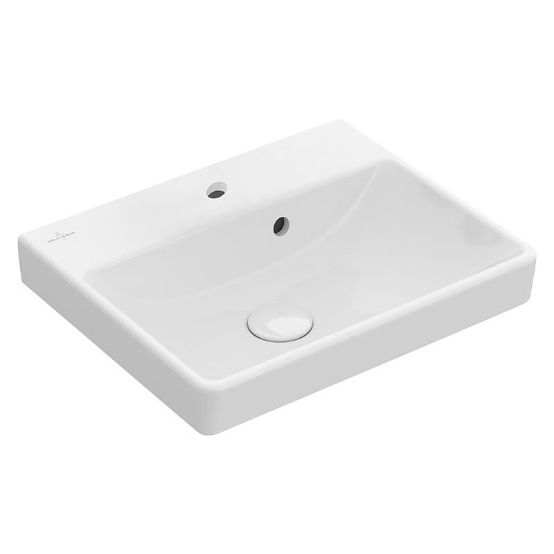 Handwaschbecken Villeroy & Boch Avento 450 x 155 x 370 mm, mit Überlauf, weiß - 73584501