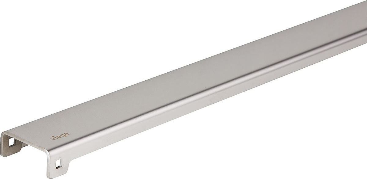 VIEGA Advantix Rost für Duschrinne, Ausführung matt, Modell 4982.50, Kontur eckig, Länge 800 mm - 737 160