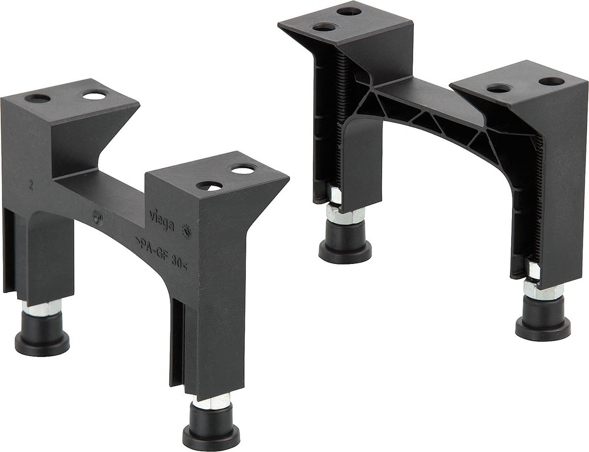 VIEGA Verstellfußset Advantix für Duschrinne, Modell 4982.90, Bauhöhe 95 - 160 mm - 737 559