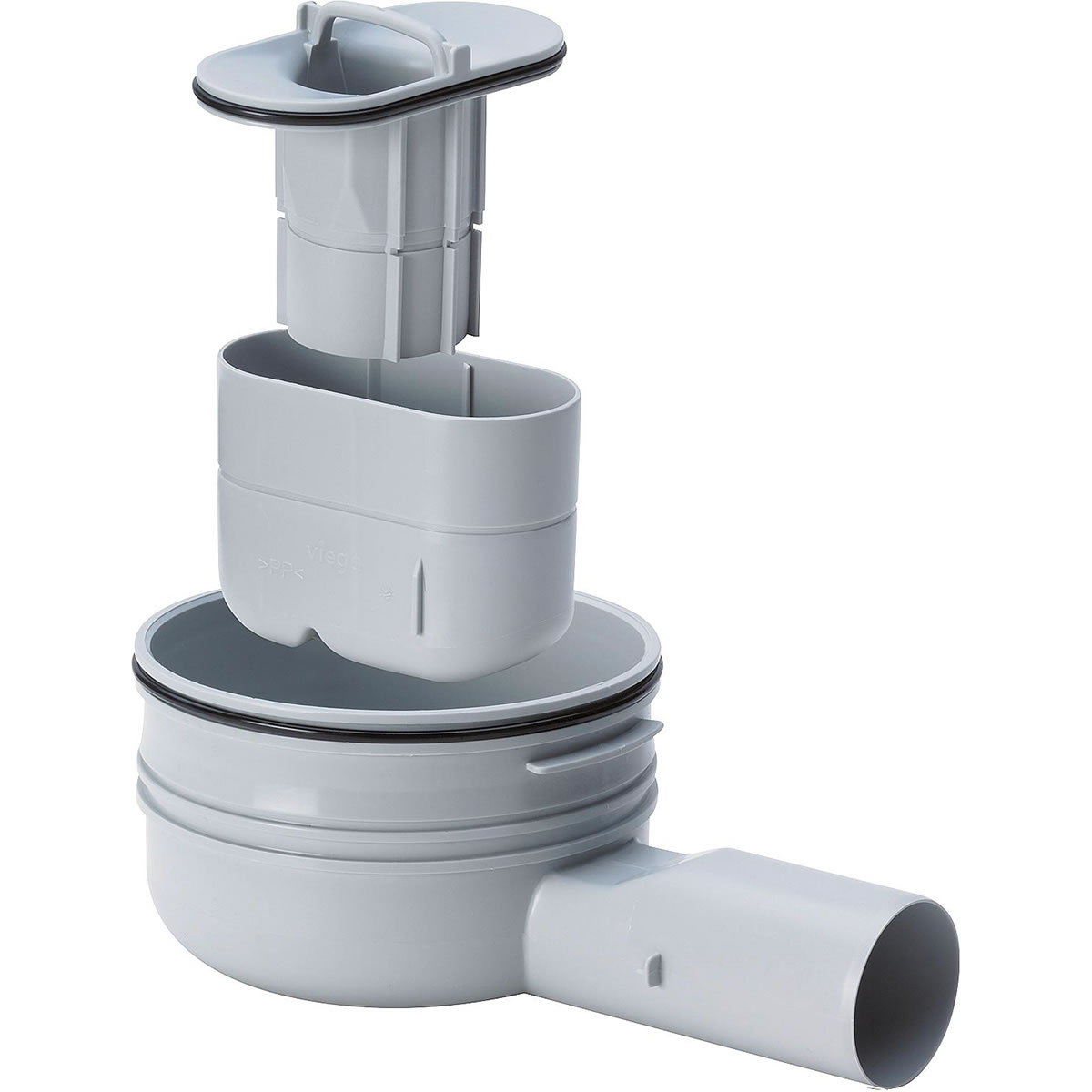 VIEGA Advantix Geruchsverschluss für Duschrinne, Modell 4982.92, Einbauhöhe ab 95mm - 737 573
