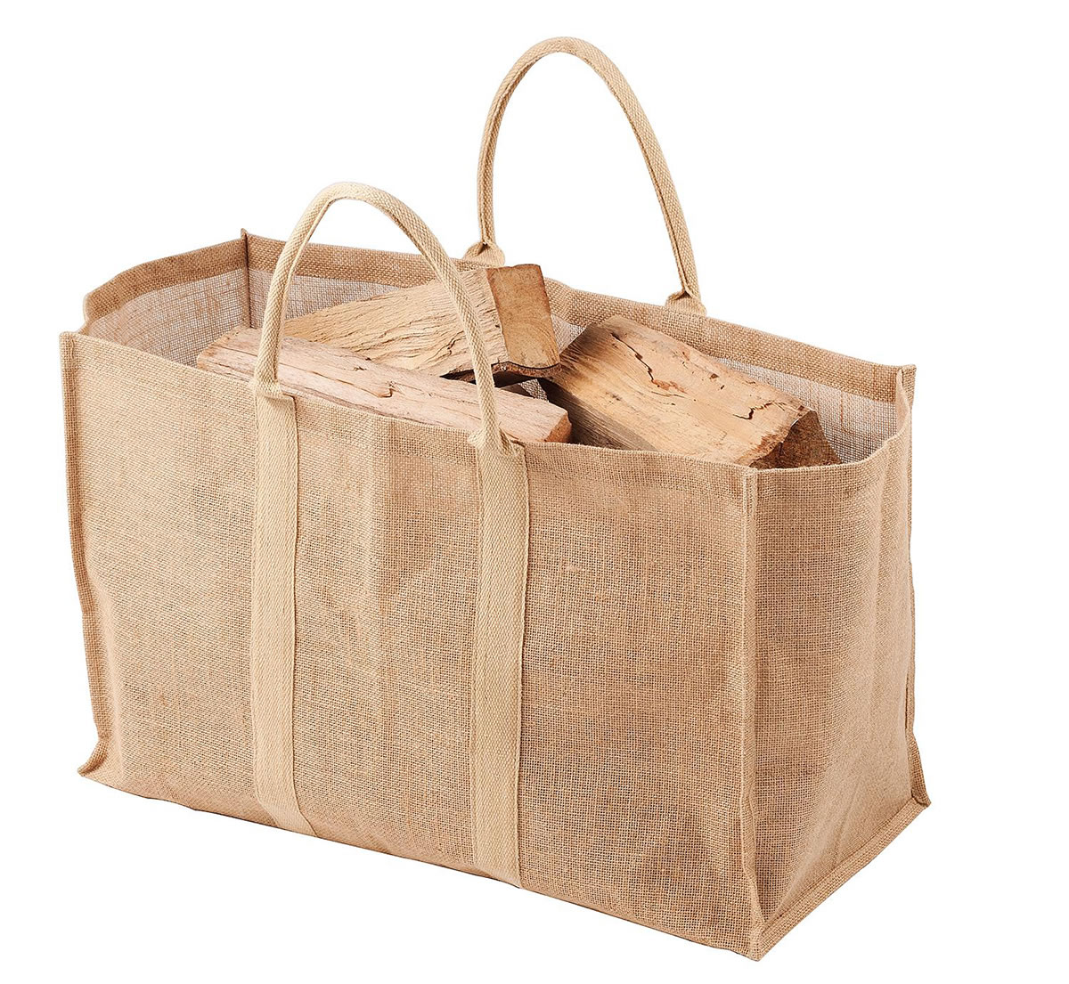 Jute Holztrage mit PE-Laminierung, Staub- und Spänedicht, Faltbar