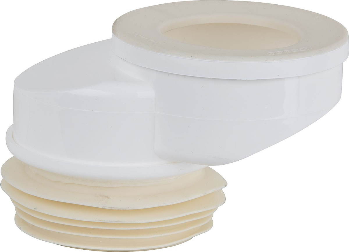 Tecuro WC-Anschlussstutzen Exzentrisch - 90/110 Mm PVC Ablauf