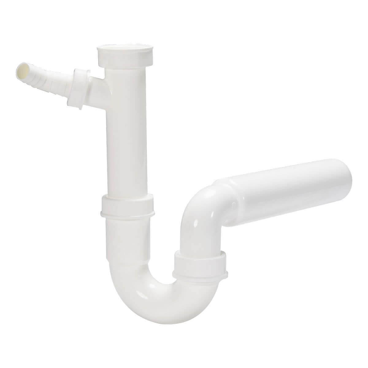 Röhrensiphon DN 40 (1 1/2'') - DN 20 (3/4'') Abgangsrohr DN 50