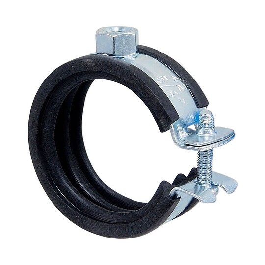 Bild 1 - Gelenk-Rohrschelle ''Praktic'' für Rohr 40 - 43 mm mit Kippschraube und Schallschutzeinlage