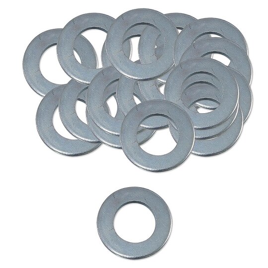 Bild 1 - 100 Stk. Unterlegscheibe Stahl verzinkt - 13 x 24 x 2,5 mm - nach DIN 125 - fr Schrauben 12 mm