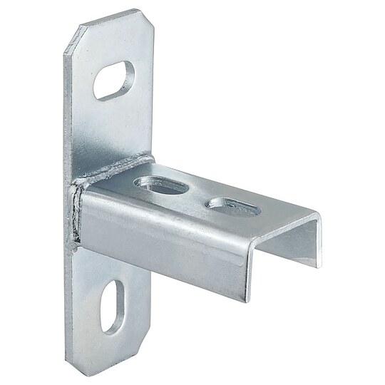 Bild 1 - Sattelflansch verzinkt - längs - 115 x 50 x 4 mm - für Profil 27/18 und 28/30