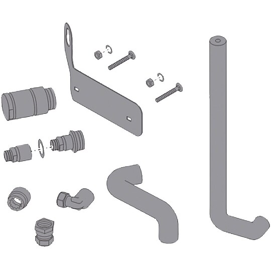Bild 1 - BOSCH Zubeh�r Frischwasserstationen SZ 9, Speichermontage-Set Flow Fresh FF 20 - 8718592386