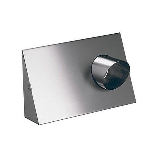 Bild 1 - Buderus Außen/Fortluftelement horizontal, DN125 WG-H 125, gebürsteter Edelstahl - 7738112914