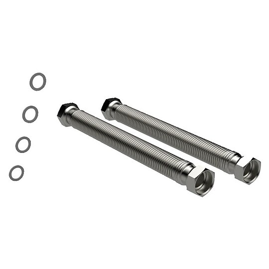 Bild 1 - Buderus Installationspaket INPA kurz 200-400 mm, Set mit 2x Edelstahlwellrohr DN25 einstellbar - 8738214739