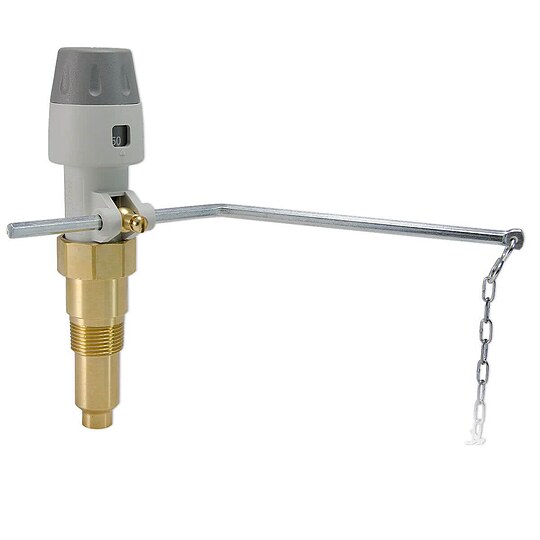 Bild 1 - Feuerungsregler 529 von Caleffi - 3/4'' - Einstellbereich 30 - 90 °C - max. 120°C - 529150