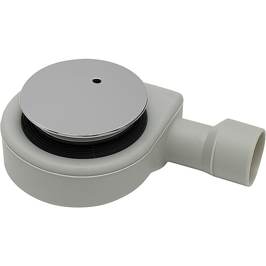 Bild 1 - Combia Siphon für Duschwanne, Abdeckung chrom - Ø 90 mm x Höhe 58 mm