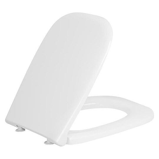 Bild 1 - WC-Sitz Duravit D-Code Softclose für Compact WC, weiß - 0067390099