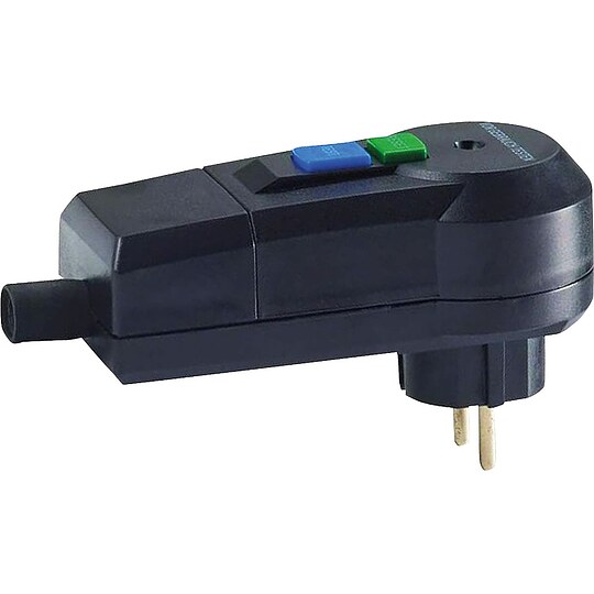 Bild 1 - Fehlerstrom-Schutzstecker,IP44, Nennausl�sestrom 30 mA, Ausl�sezeit 30 ms