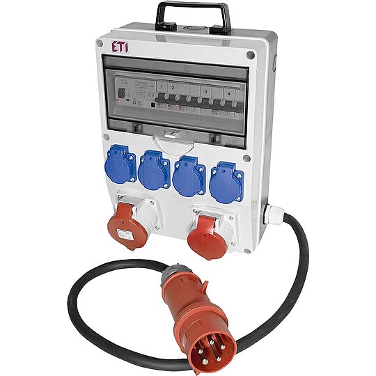 Bild 1 - Mobile Steckdosenkombination ETI MVK 2/4-Mod.1