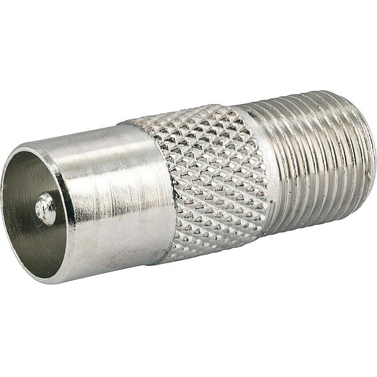 Bild 1 - Adapter F-Kupplung/Koax-Stecker