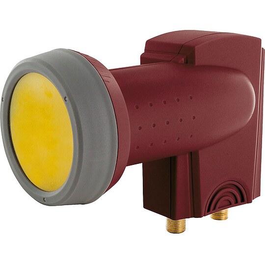 Bild 1 - Digitales Twin-LNB rauscharmer Signalumsetzer Ziegelrot 40 mm - Sun Protect