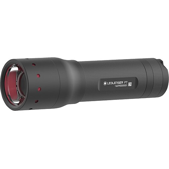 Bild 1 - LEDlenser P7 LED-Taschenlampe L�nge 130 mm, schwarz - 450 lm