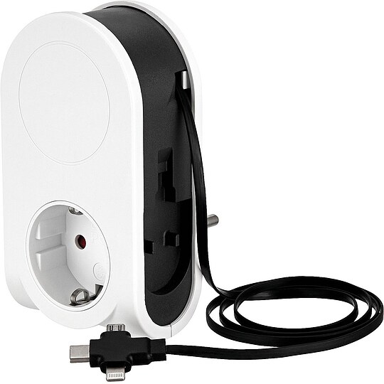 Bild 1 - USB-Ladegerät Flex 3 in 1, Lightning, Micro USB, USB-C, USB-A