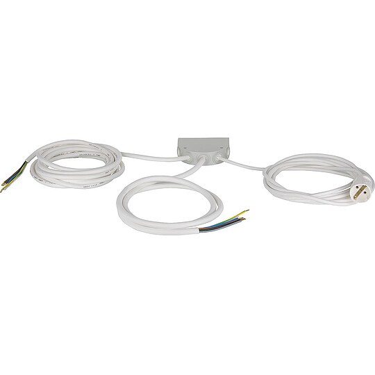 Bild 1 - K�chenanschlussbox 5m Grau mit Anschraub�sen, Anschlusswert bis 10kW