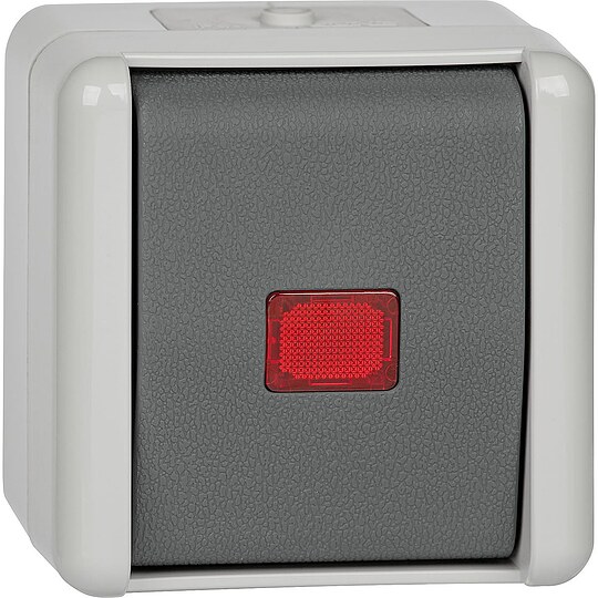 Bild 1 - Aufputz-Kontrollschalter Jung 806KOW / WG 800