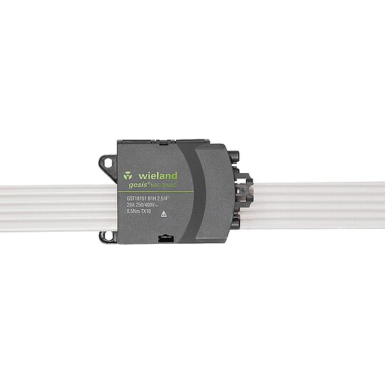 Bild 1 - Flachleitungsadapter, 250V / 20A 5-polig, weiter mit GST18i5 passend zu 5 x 2,5 mm