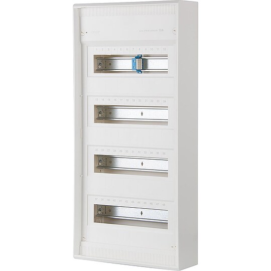 Bild 1 - Aufputzverteiler Hager, Volta IP30, 4x12PLE, ohne T�r VA48CN