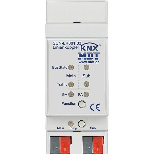 Bild 1 - Bereichs-/ Linienkoppler MDT mit KNX Data Secure